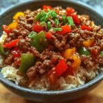 Beef Pepper Rice Bowl