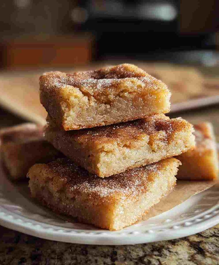 Cinnamon Sugar Blondies