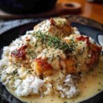 Creamy Smothered Chicken and Rice