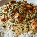 Creamy Smothered Chicken and Rice
