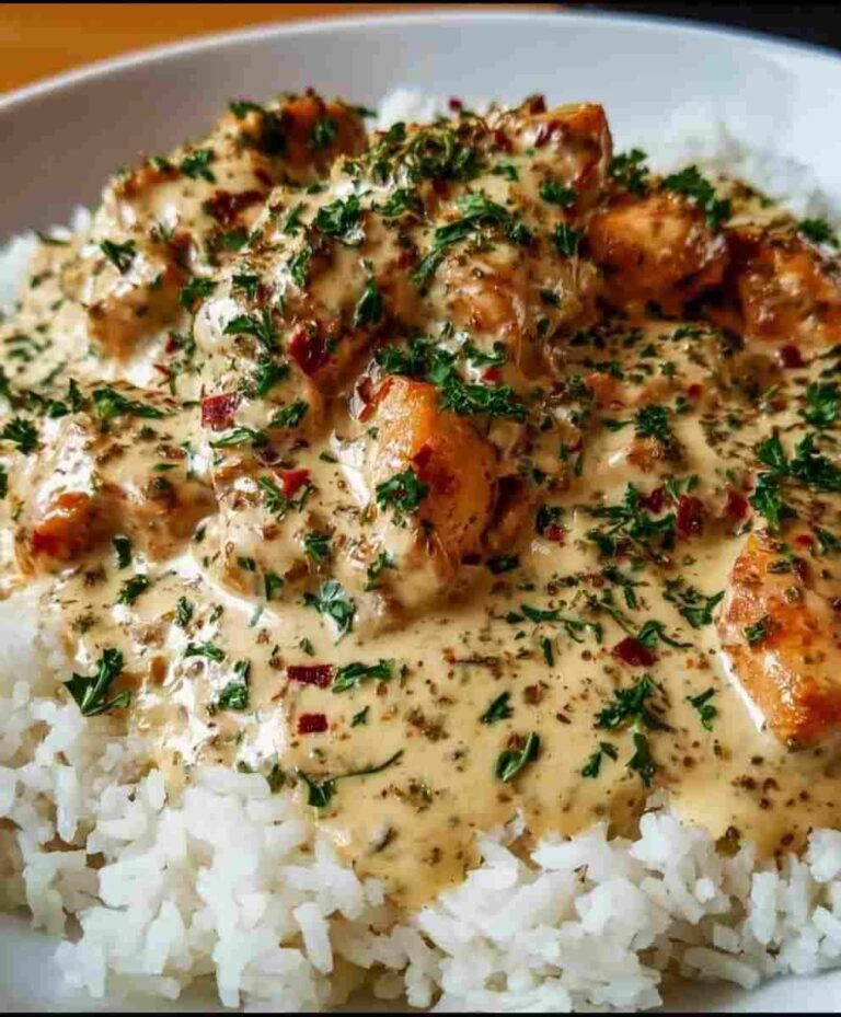 Creamy Smothered Chicken and Rice