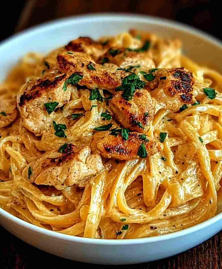 Easy Cowboy Butter Chicken Linguine Recipe