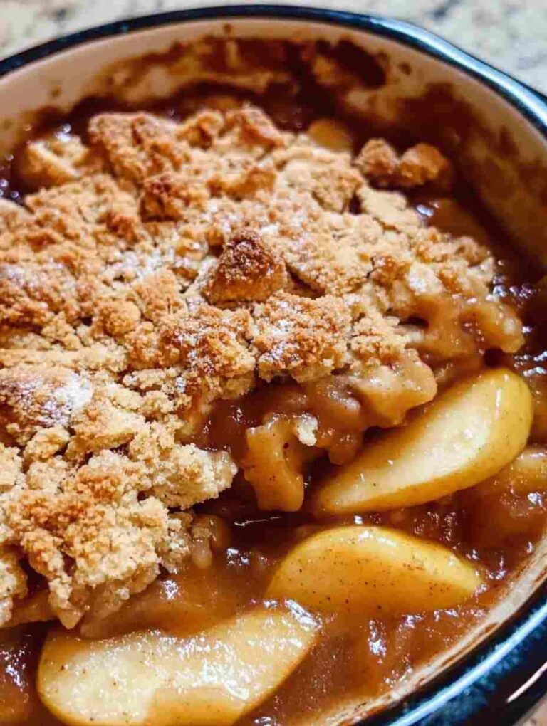 Homemade Apple Crisp Recipe
