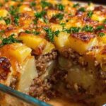 Loaded Potato & Meatloaf Casserole