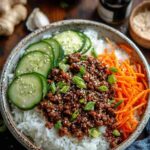 Quick & Easy Korean Ground Beef Bowl
