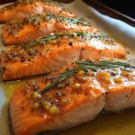 Baked Salmon with Brown Sugar Glaze