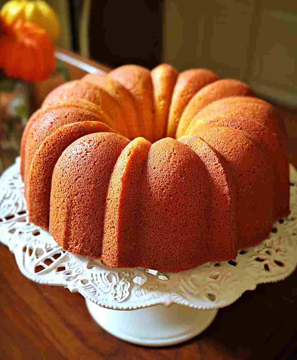 Buttermilk Pumpkin Pound Cake