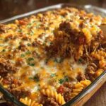 Cheesy Hamburger Casserole Bake