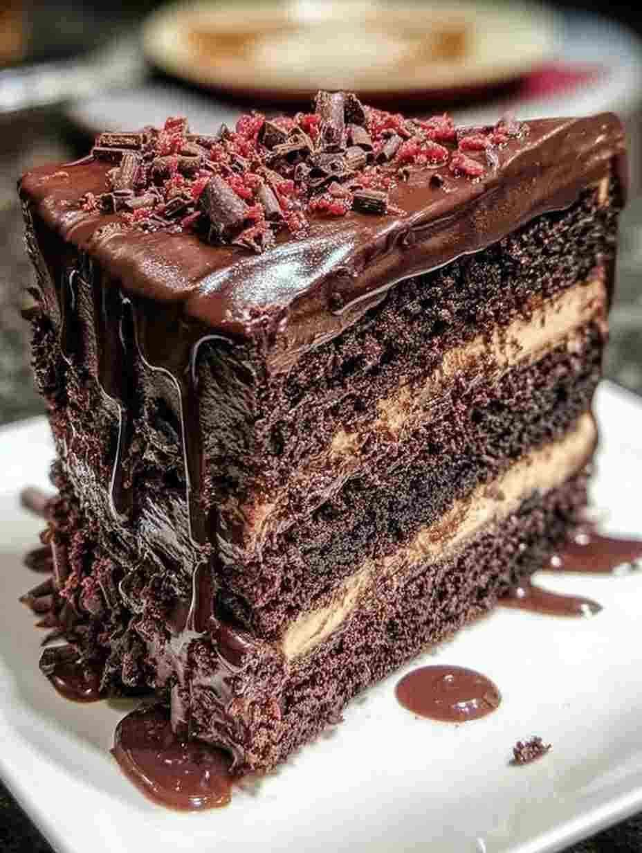 Chocolate Fudge Layered Cake