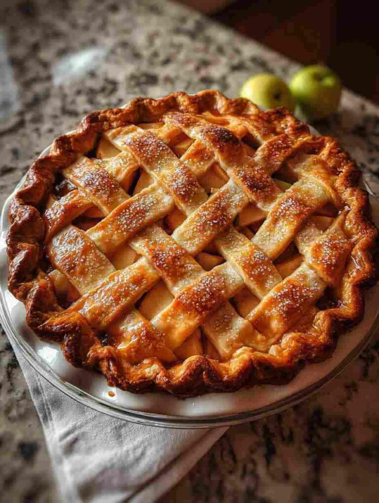 Classic Baked Spiced Apple Pie