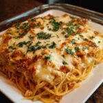 Creamy Spicy Chicken Spaghetti Casserole