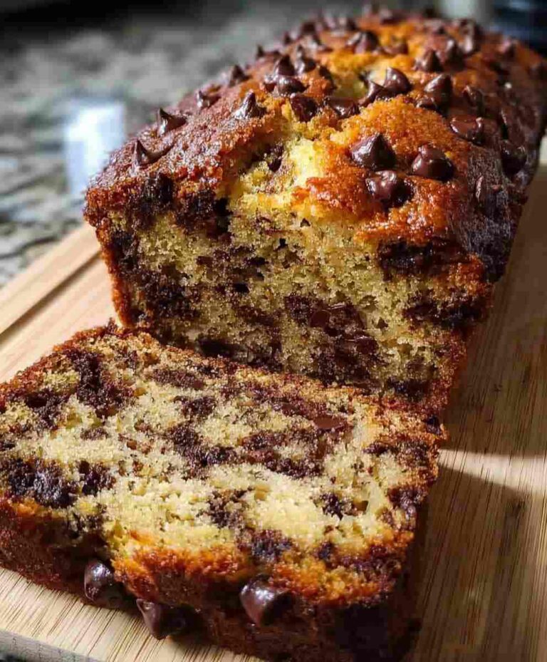 Moist Chocolate Chip Banana Bread