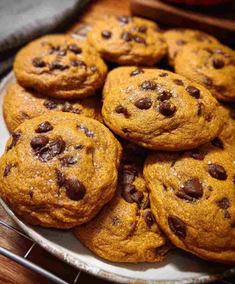 Pumpkin Chocolate Chip Cookies