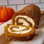 Pumpkin Roll with Cream Cheese Frosting