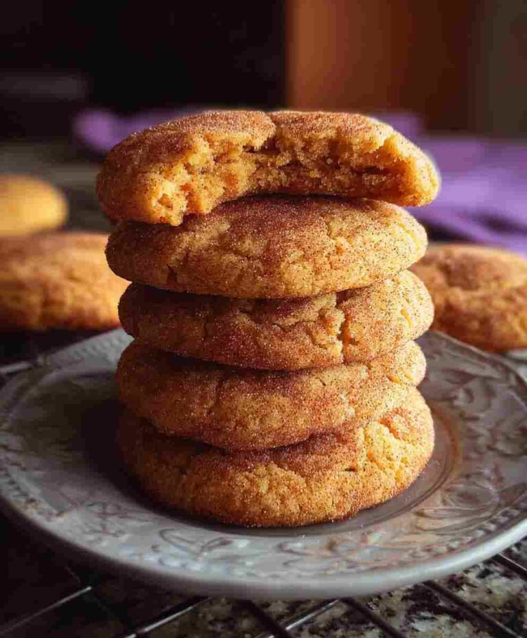 Pumpkin Snickerdoodle Cookies
