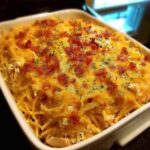 Spicy Southern Cheesy Chicken Spaghetti Casserole