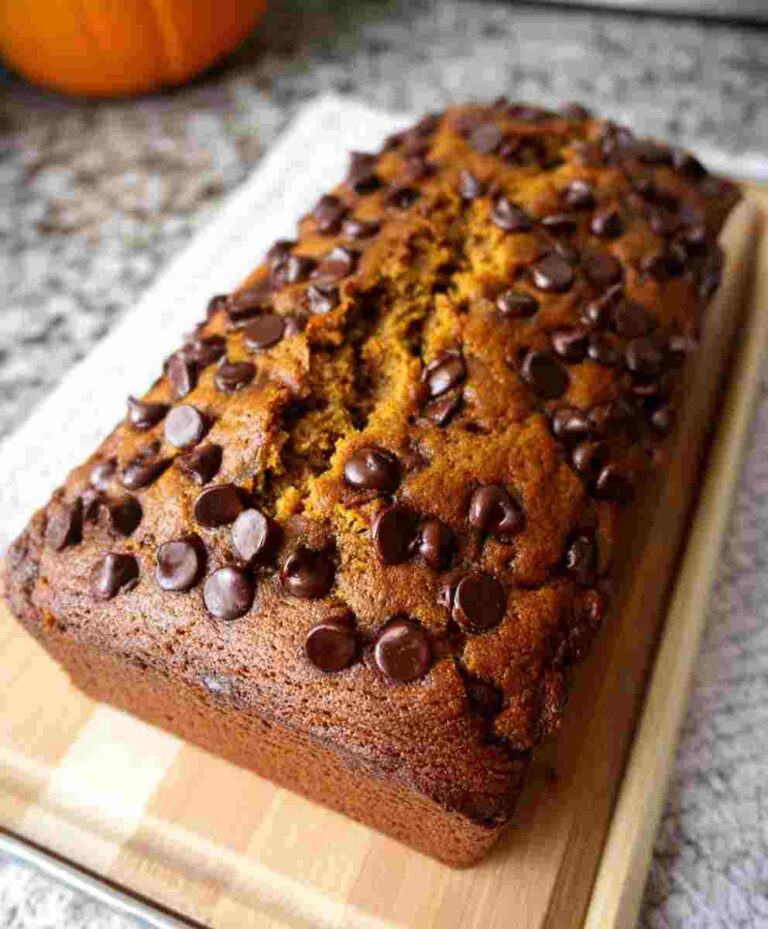 Brown Butter Chocolate Chip Pumpkin Bread
