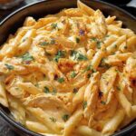 Buffalo Chicken Alfredo Pasta