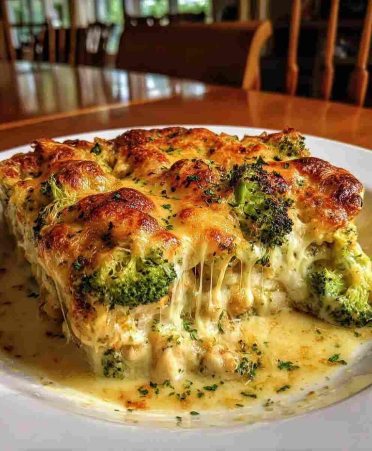 Cheesy Chicken and Broccoli Bake