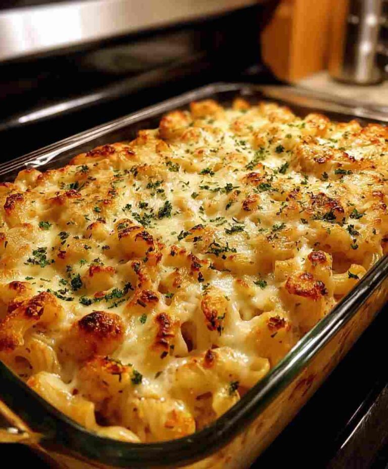 Crack Chicken Pasta Bake