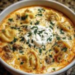 Creamy Alfredo Lasagna Soup