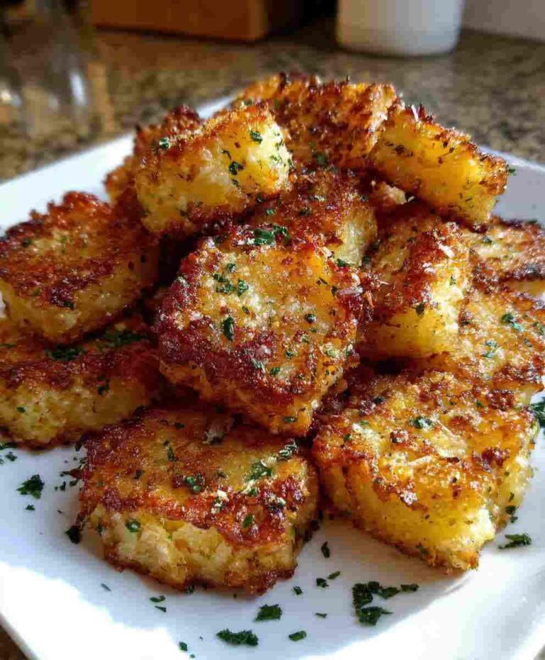 Crispy Parmesan Crusted Potatoes