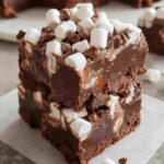 Hot Chocolate Fudge Squares