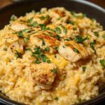 Irresistible Cheesy Chicken and Rice