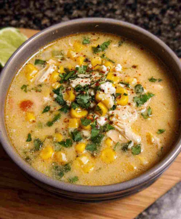 Mexican Corn Chicken Soup