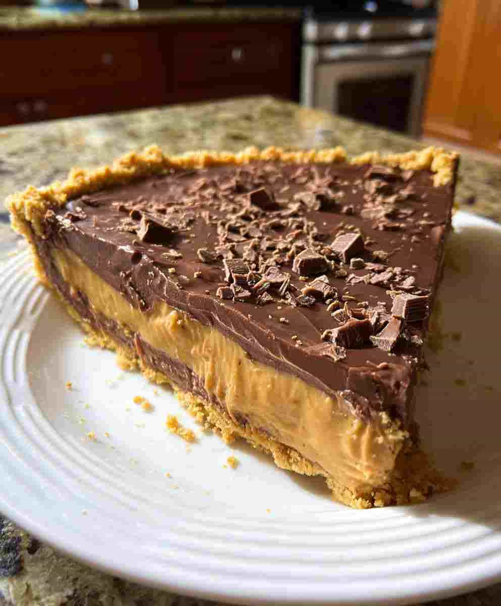 Peanut Butter Twix Pie