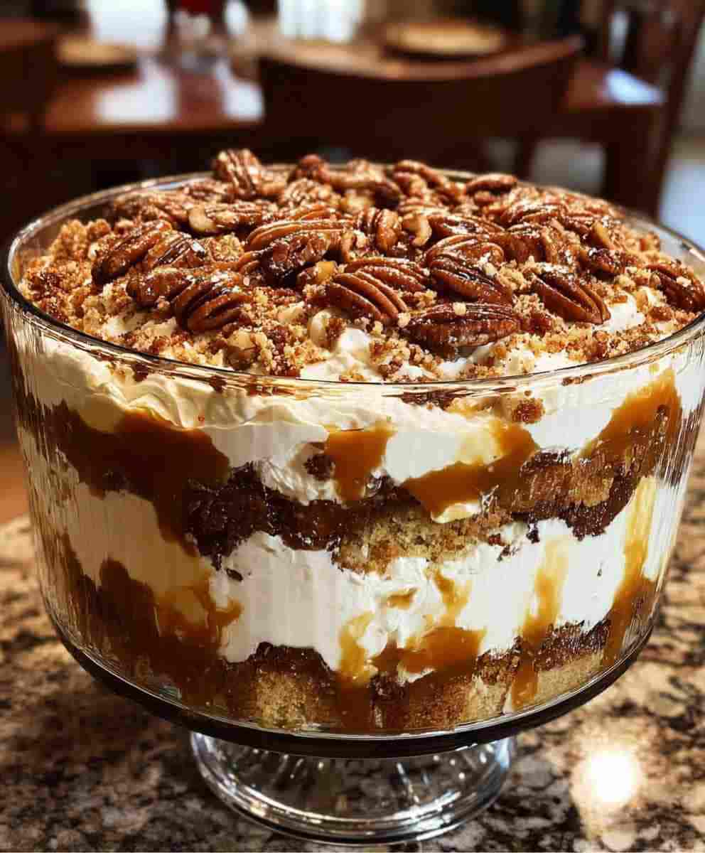 Pecan Pie Cheesecake Trifle