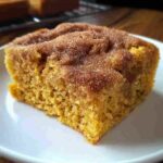 Pumpkin Snickerdoodle Snack Cake
