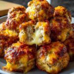 Rotel Cream Cheese Sausage Balls