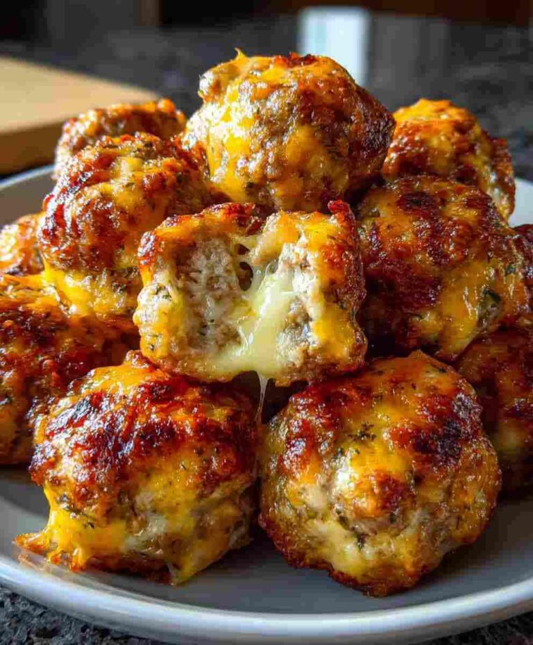 Rotel Cream Cheese Sausage Balls