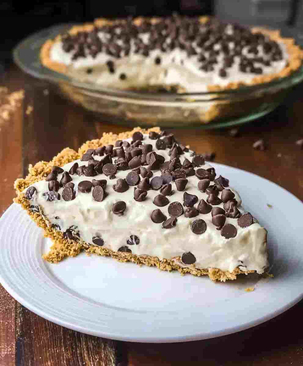 Chocolate Chip Cannoli Pie