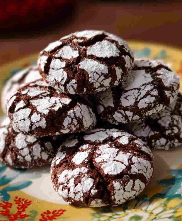Chocolate Crinkle Cookies