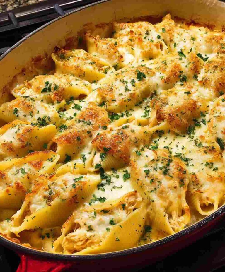 Million Dollar Chicken Alfredo Stuffed Shells