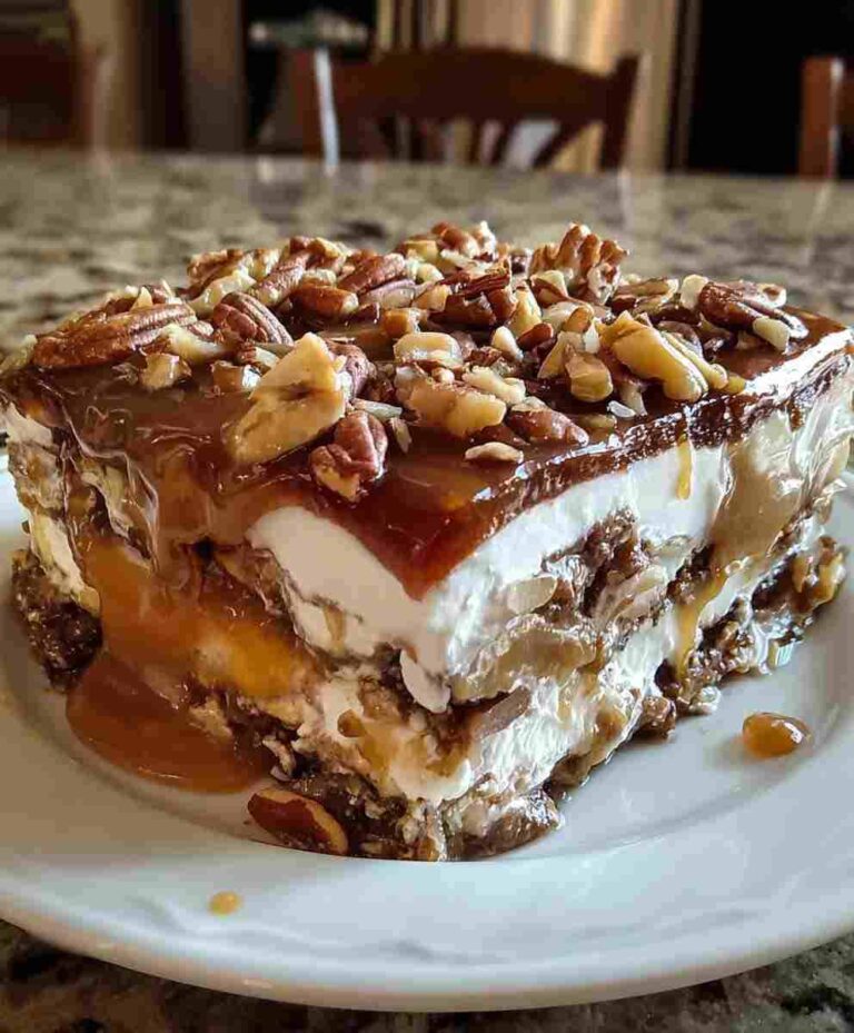 No Bake Turtle Lasagna