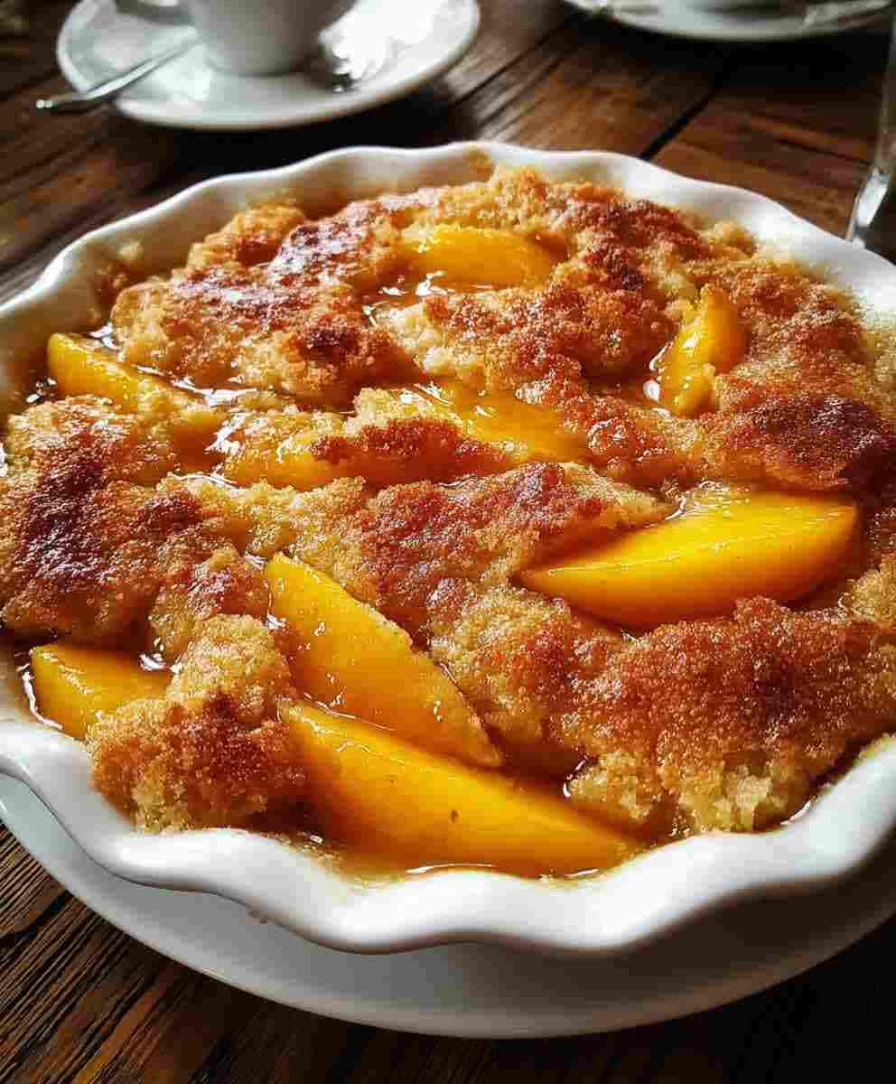 Southern Peach Cobbler