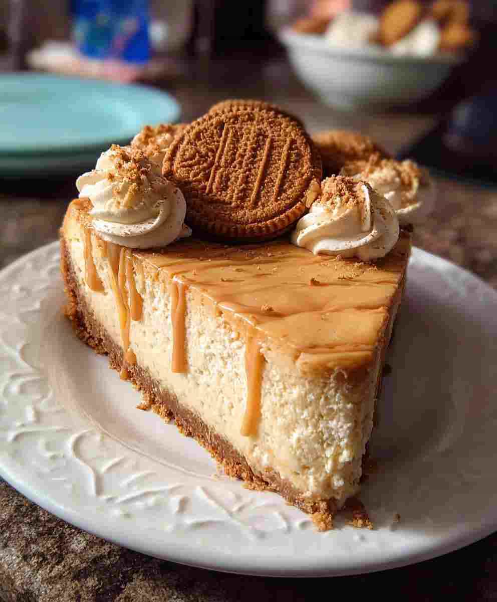 Biscoff Cookie Butter Cheesecake