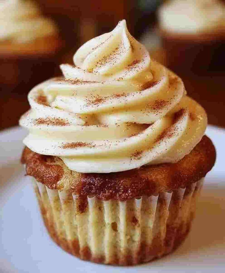 Cinnamon Roll Cupcakes