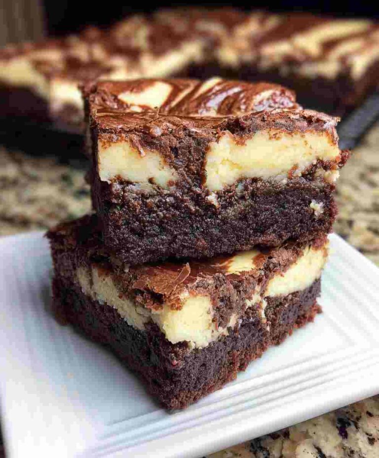 Creamy Cheesecake Brownies