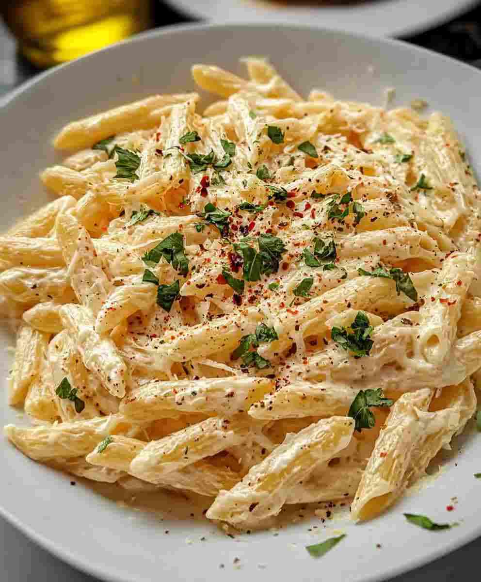 One Pot Creamy Garlic Pasta