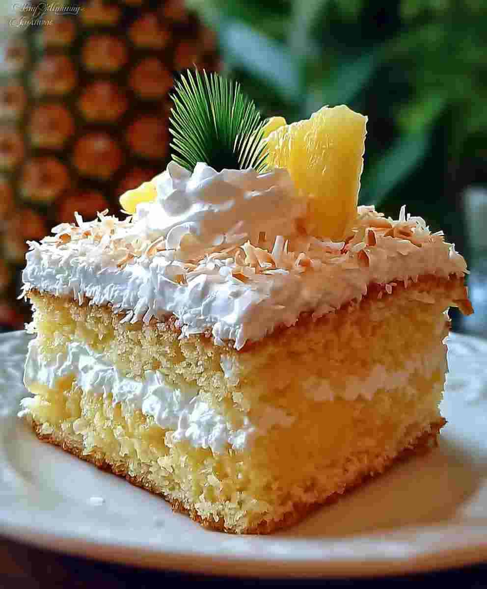 Pineapple Coconut Dream Cake