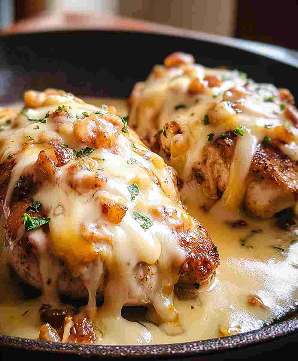 Texas Roadhouse Smothered Chicken with Jack Cheese