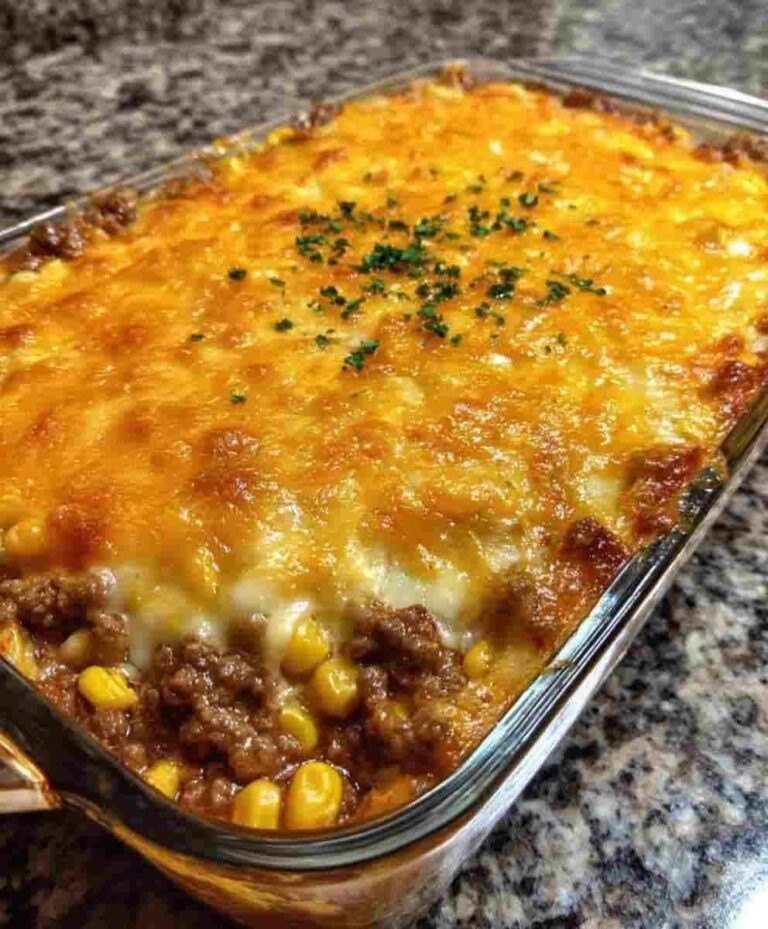 Ground Beef and Sweet Corn Cream Bake